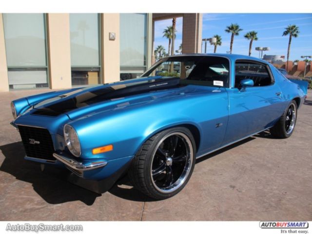 Blue 1970 Chevrolet Camaro with Black interior