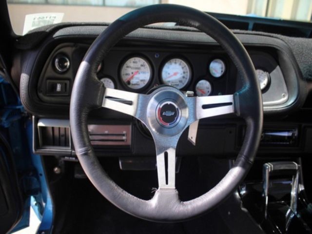 Blue 1970 Chevrolet Camaro with Black interior