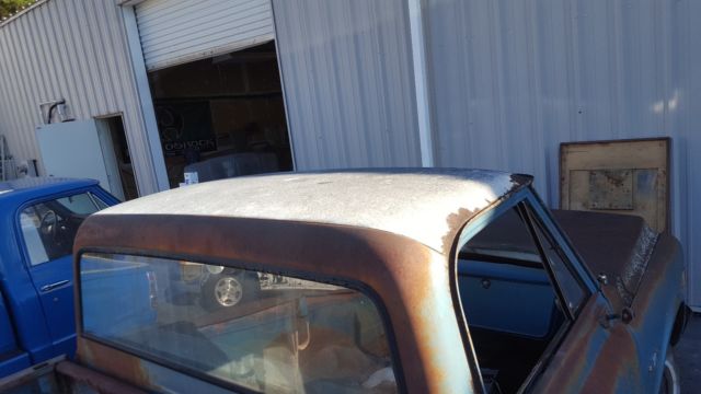 patina 1970 Chevrolet C-10 with Blue interior