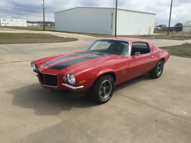 Red 1970 Chevrolet Camaro Coupe with Black interior