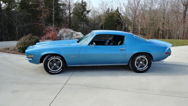 ASTRO BLUE 1970 Chevrolet Camaro Coupe with Black interior