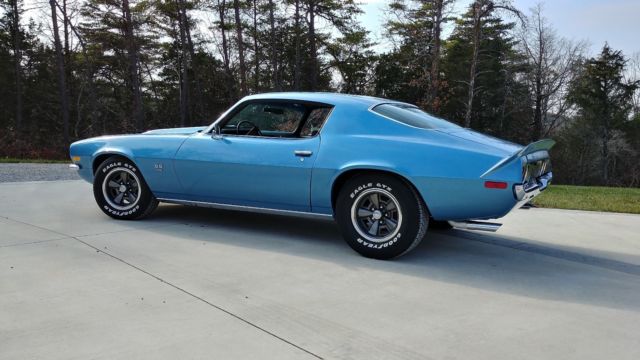 ASTRO BLUE 1970 Chevrolet Camaro Coupe with Black interior