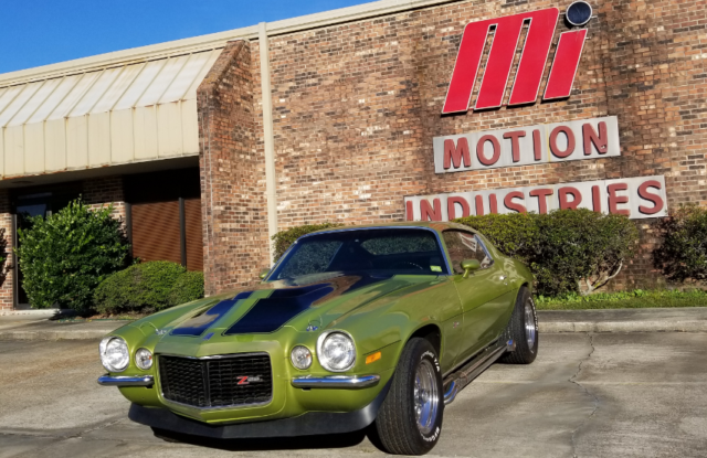 Green 1970 Chevrolet Camaro Coupe with Black interior