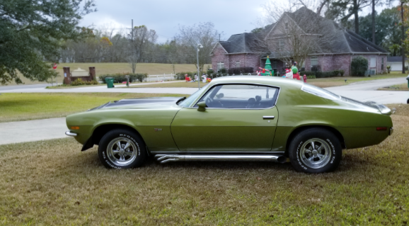Green 1970 Chevrolet Camaro Coupe with Black interior