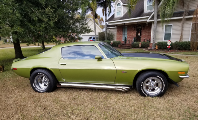 Green 1970 Chevrolet Camaro Coupe with Black interior