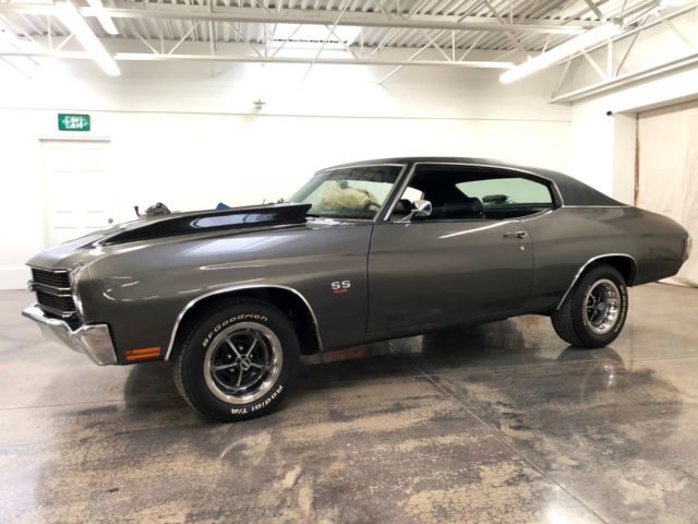 Grey 1970 Chevrolet Chevelle Coupe with Black interior