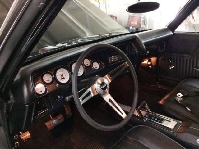 Grey 1970 Chevrolet Chevelle Coupe with Black interior