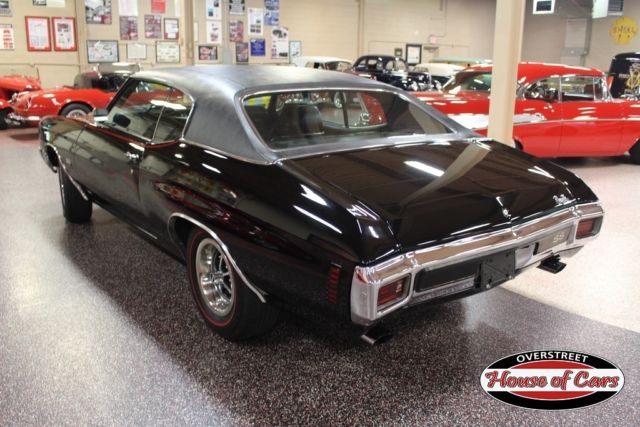 Black 1970 Chevrolet Chevelle with Black interior