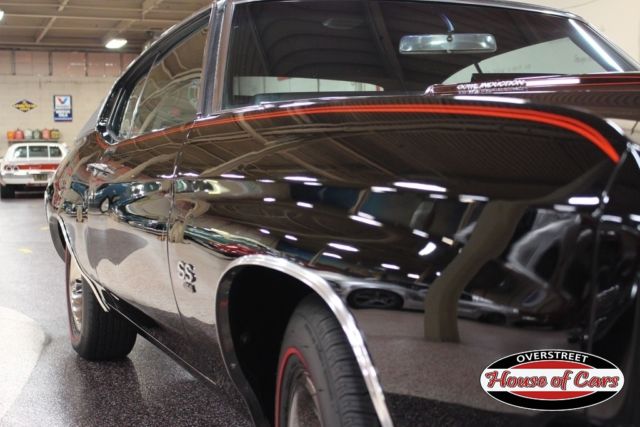 Black 1970 Chevrolet Chevelle with Black interior