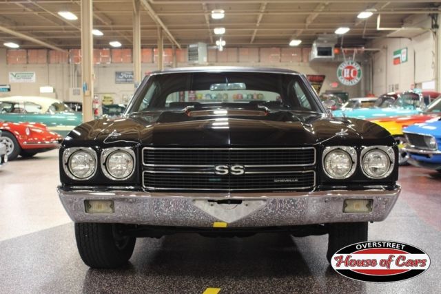Black 1970 Chevrolet Chevelle with Black interior
