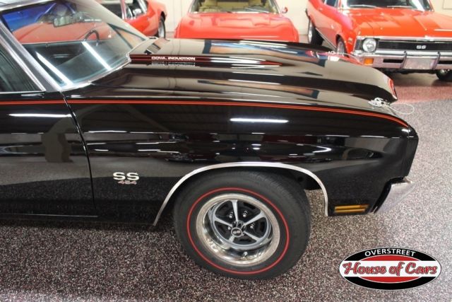 Black 1970 Chevrolet Chevelle with Black interior