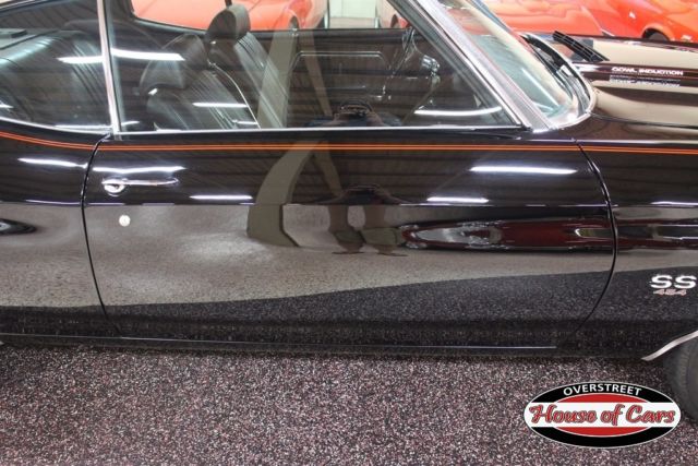 Black 1970 Chevrolet Chevelle with Black interior