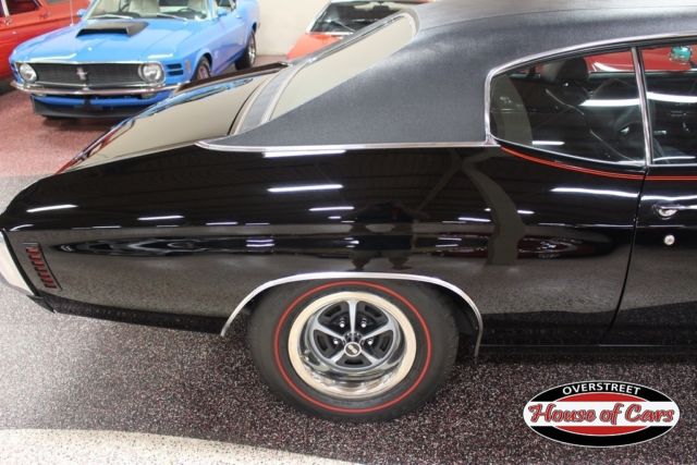 Black 1970 Chevrolet Chevelle with Black interior
