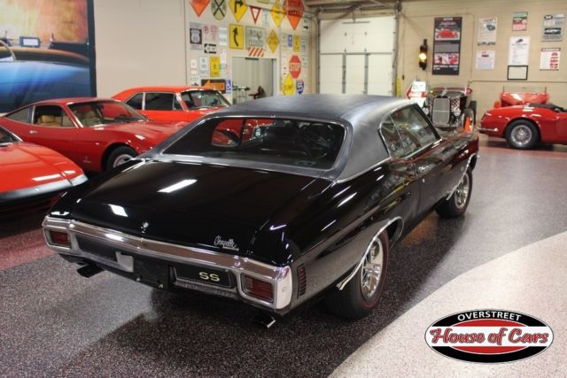 Black 1970 Chevrolet Chevelle with Black interior