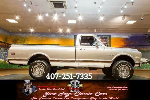 Gray 1970 Chevrolet Other Pickups Pickup Truck with Black interior