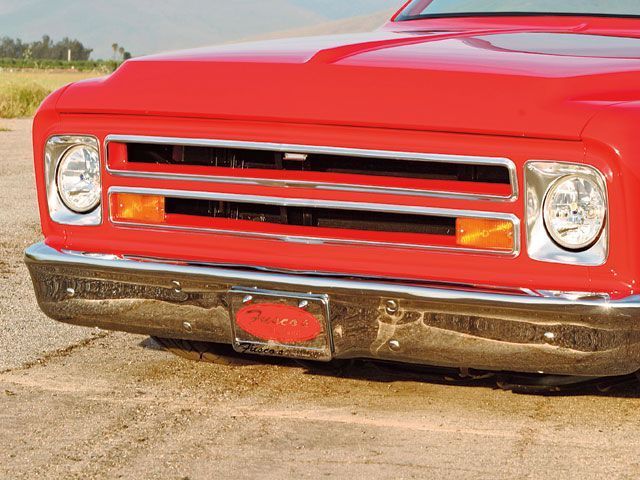 Red 1970 Chevrolet Blazer with Tan interior