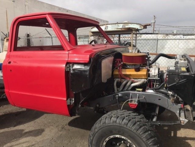 Viper Red 1970 Chevrolet C-10 Standard Cab Pickup with Black interior
