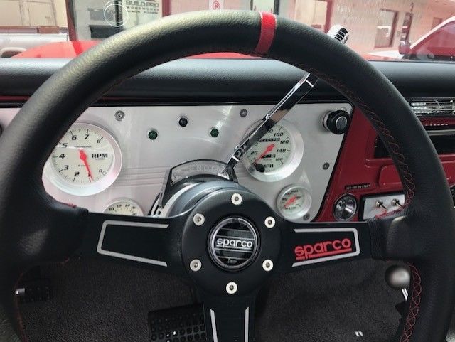 Viper Red 1970 Chevrolet C-10 Standard Cab Pickup with Black interior