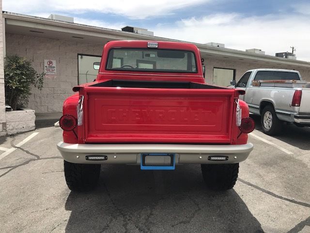 Viper Red 1970 Chevrolet C-10 Standard Cab Pickup with Black interior