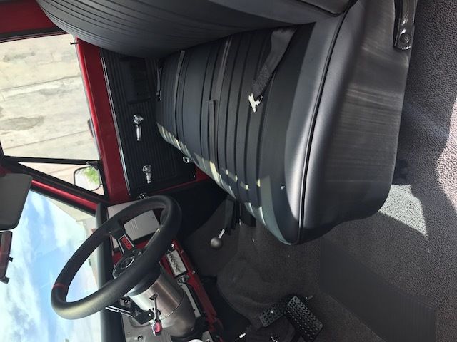 Viper Red 1970 Chevrolet C-10 Standard Cab Pickup with Black interior