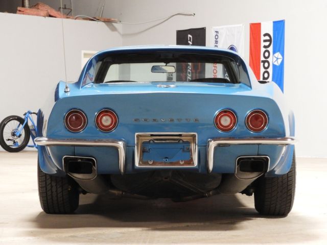 Blue 1970 Chevrolet Corvette with Black interior
