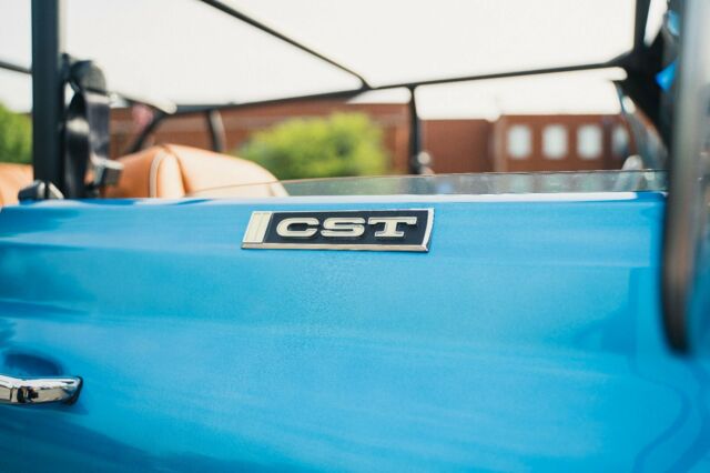 Blue 1970 Chevrolet Blazer SUV with Camel interior