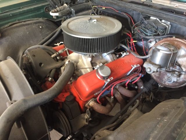 Green 1970 Chevrolet Monte Carlo with Black interior