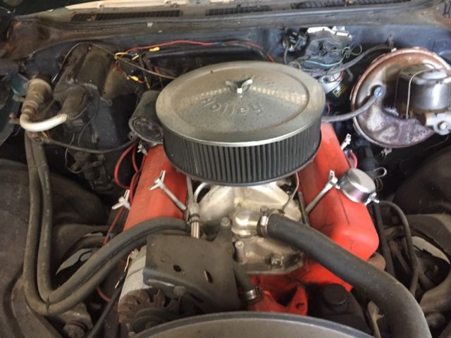 Green 1970 Chevrolet Monte Carlo with Black interior