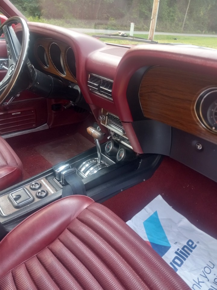 Candy Apple Red 1970 Shelby GT500 Coupe with Red interior