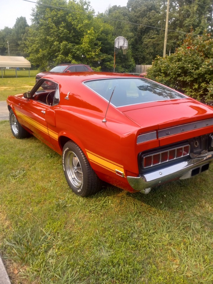 Candy Apple Red 1970 Shelby GT500 Coupe with Red interior