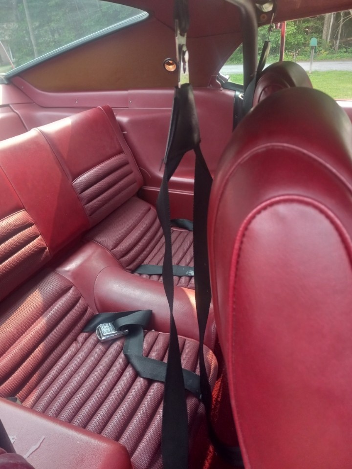 Candy Apple Red 1970 Shelby GT500 Coupe with Red interior