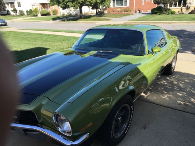 Citrus Greem code 43 1970 Chevrolet Camaro with Black interior