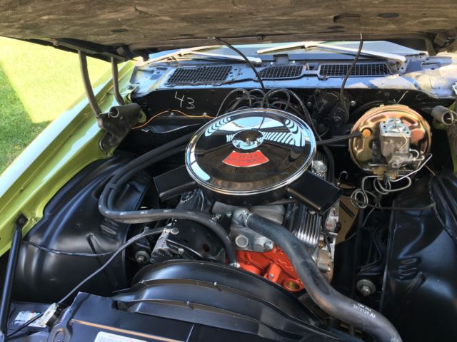 Citrus Greem code 43 1970 Chevrolet Camaro with Black interior
