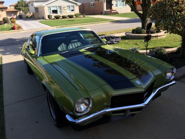 Citrus Greem code 43 1970 Chevrolet Camaro with Black interior