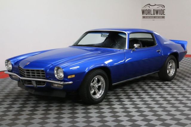 Blue 1971 Chevrolet Camaro with Black interior