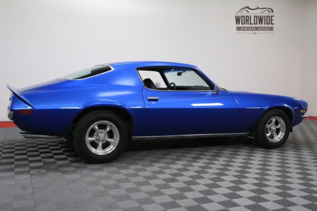 Blue 1971 Chevrolet Camaro with Black interior