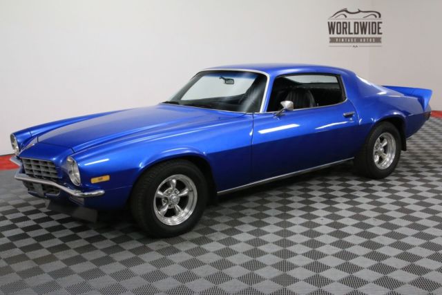 Blue 1971 Chevrolet Camaro with Black interior