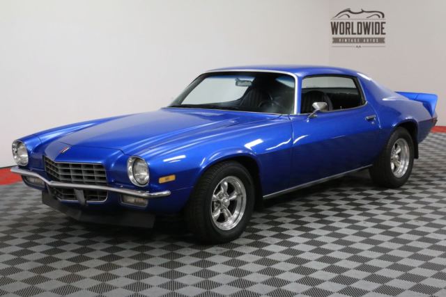 Blue 1971 Chevrolet Camaro with Black interior