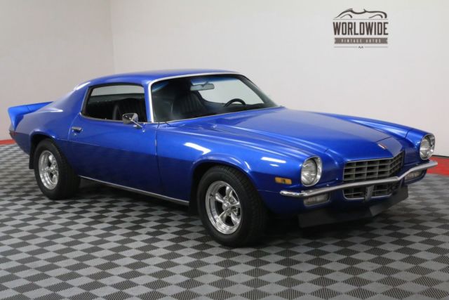 Blue 1971 Chevrolet Camaro with Black interior