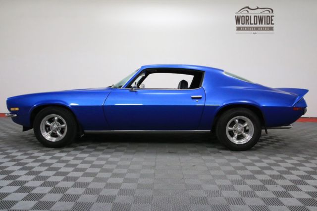 Blue 1971 Chevrolet Camaro with Black interior