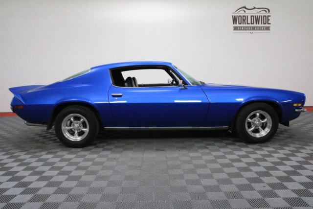 Blue 1971 Chevrolet Camaro with Black interior
