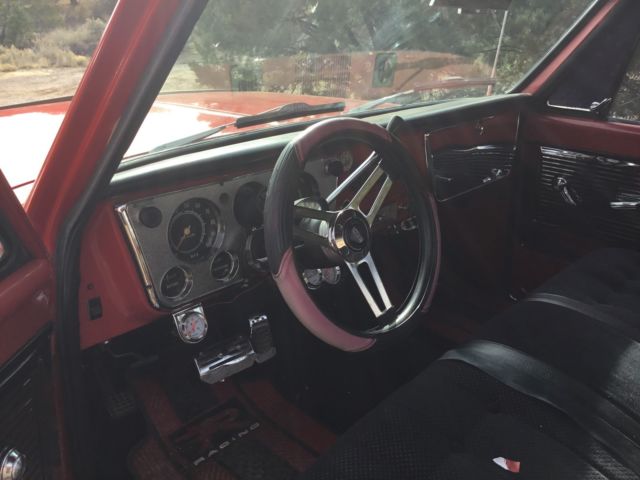 Orange 1971 Chevrolet C-10 Standard Cab Pickup with Black interior