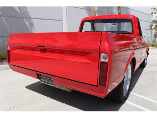 Red 1971 Chevrolet C-10 -- with Black interior
