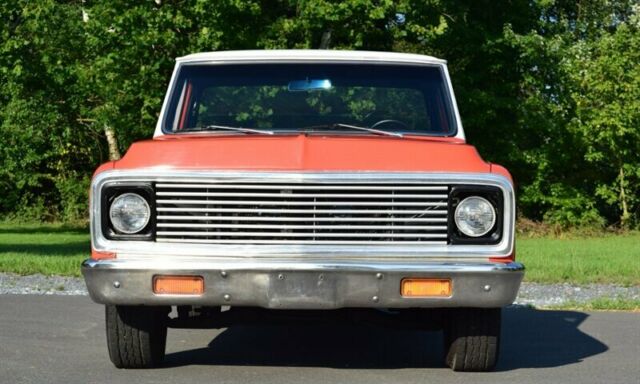 Red 1971 Chevrolet C-10 -- with Tan interior