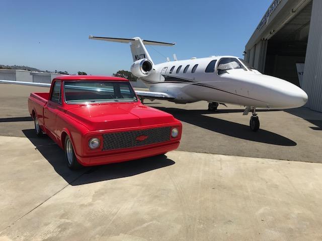 Red 1971 Chevrolet Other Pickups Truck with Gray interior