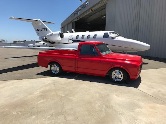 Red 1971 Chevrolet Other Pickups Truck with Gray interior