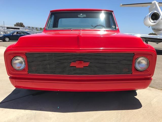 Red 1971 Chevrolet Other Pickups Truck with Gray interior