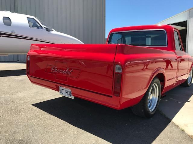 Red 1971 Chevrolet Other Pickups Truck with Gray interior