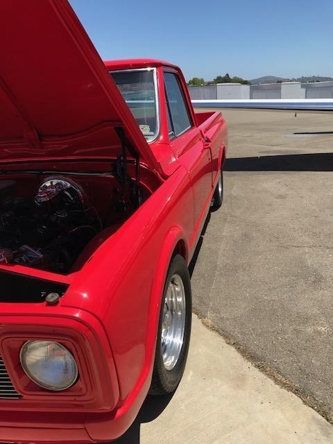 Red 1971 Chevrolet Other Pickups Truck with Gray interior