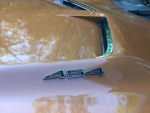 Orange 1971 Chevrolet Corvette Coupe with Black interior
